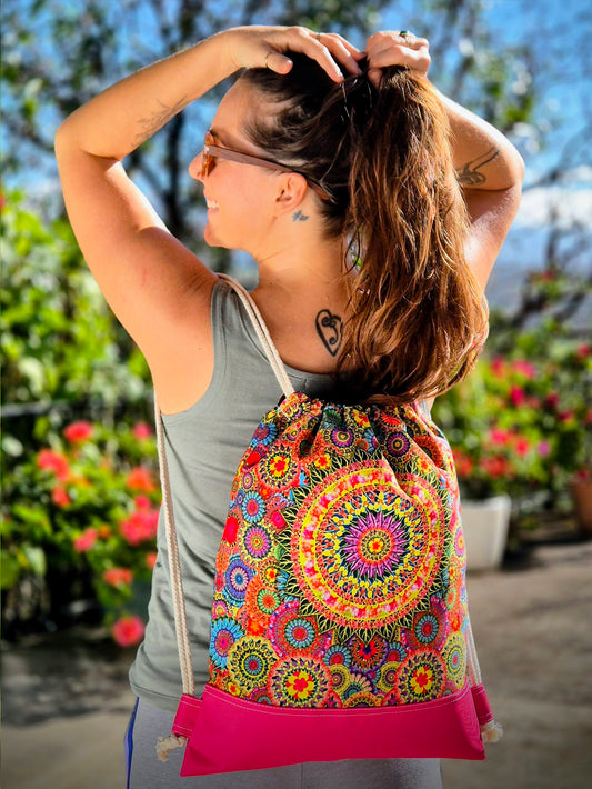 <tc>MANDALAS DEL JARDIN STRING BAGS</tc>