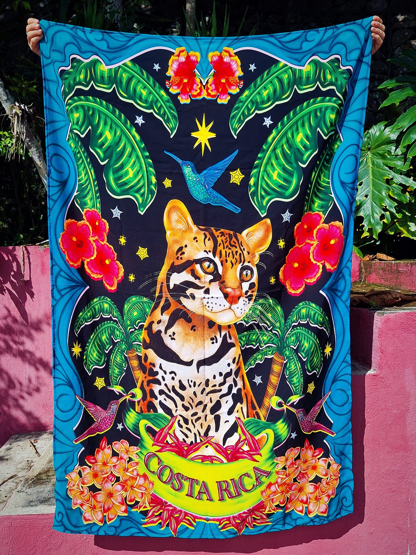 Manta de playa Ocelote Night