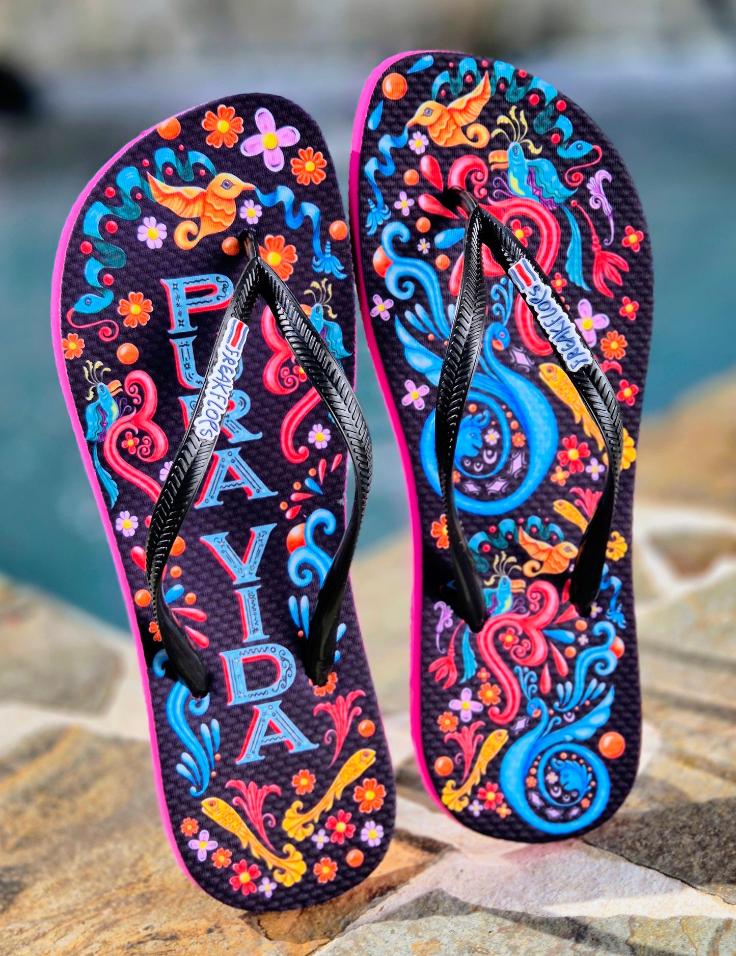 Sandalias Neon Vibes