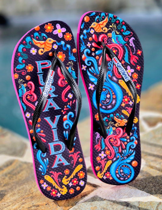 Sandalias Neon Vibes