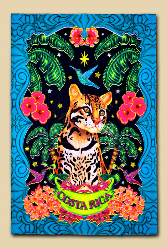 Manta de playa Ocelote Night