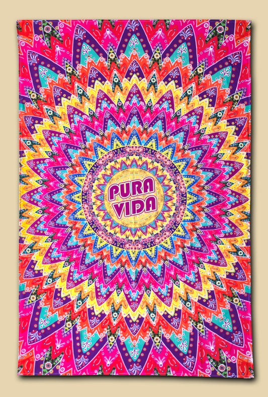 Manta de playa Pura Vida Colores